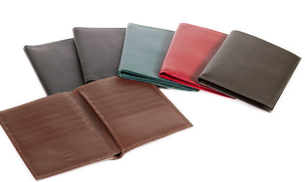 Vertical Leather Wallet